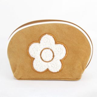 マリークワント(MARY QUANT)の美品『USED』 MARY QUANT マリークヮント ポーチ スウェード キャメル【中古】(ポーチ)