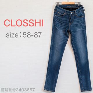 シマムラ(しまむら)のCLOSSHI(しまむら)レディースジーンズ　ローライズスキニーデニムパンツ　S(デニム/ジーンズ)