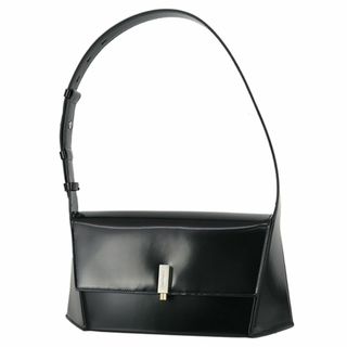 Salvatore Ferragamo - フェラガモ ショルダーバッグ ハンドバッグ カーフレザー ブラック シルバー レディース 新品同様 3122