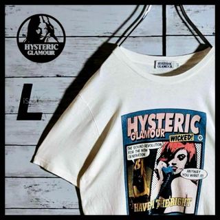 ヒステリックグラマー(HYSTERIC GLAMOUR)の【希少デザイン】ヒステリックグラマー☆ビッグプリント　Tシャツ　ヒスガール(Tシャツ/カットソー(半袖/袖なし))