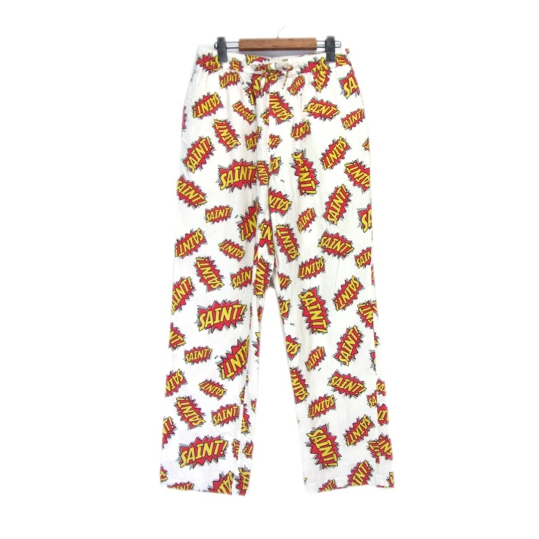 セントマイケル SAINT MICHAEL ■ 22AW 【 PAJAMA PANTS POW SM A22 0000 028 】 ロゴ 総柄 パジャマ パンツ 33665 メンズのパンツ(その他)の商品写真