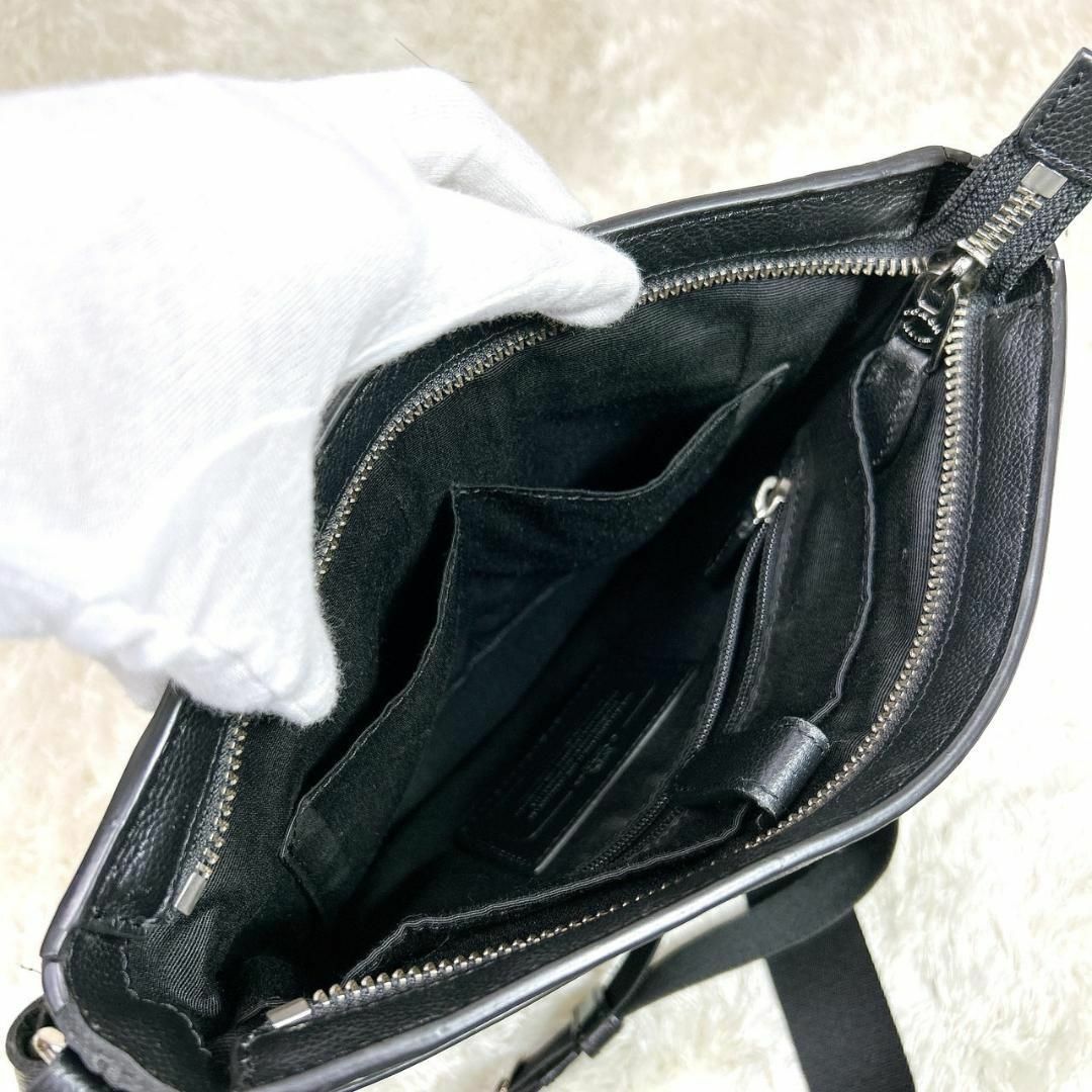 ☆大人気☆COACH コーチ ショルダーバッグ 黒 ボディバッグ カーフレザー ☆大人気☆COACH コーチ ショルダーバッグ 黒 ボディバッグ カーフレザー