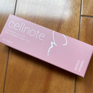 セルノート(cellnote.)のセルノートフェミッシュクリア 薬用ホワイトニングゲル25g(保湿ジェル)