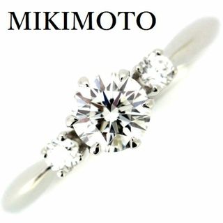 ミキモト(MIKIMOTO)のミキモト ダイヤモンド 0.39ct E-VVS2-3EX リング Pt950(リング(指輪))