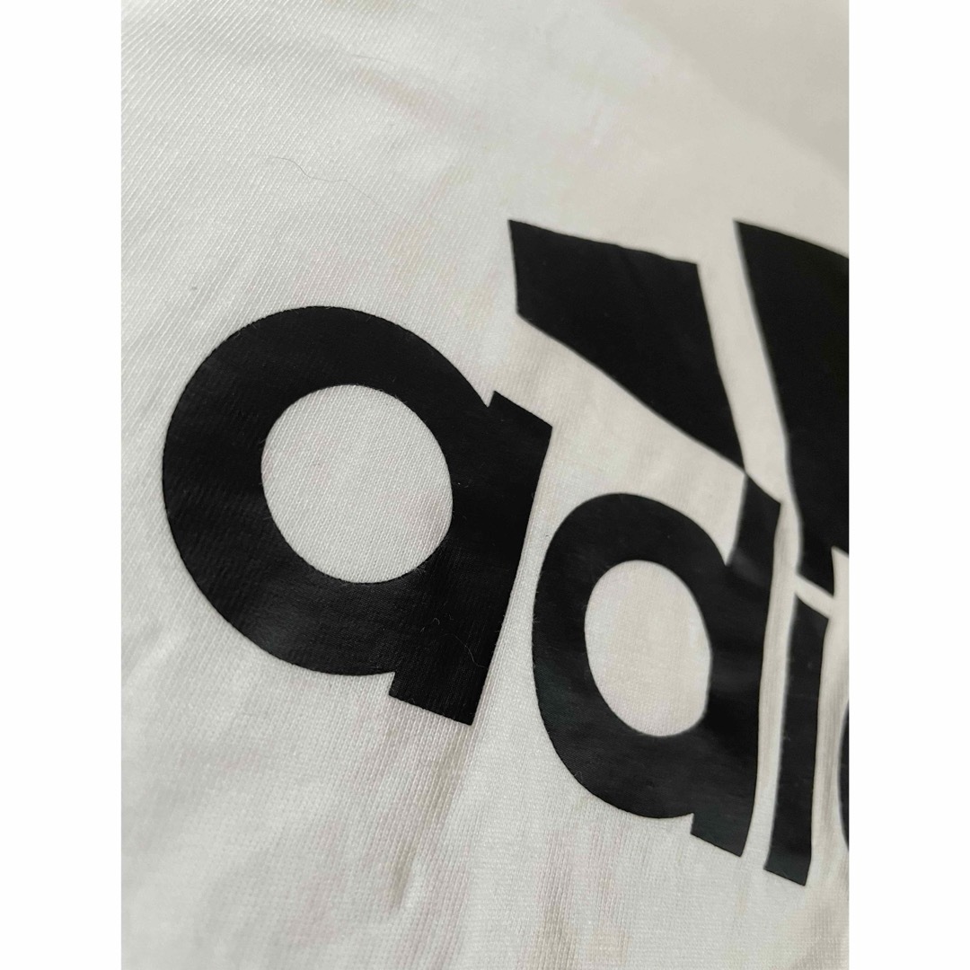 adidas(アディダス)のアディダス 白 T レディースのトップス(Tシャツ(半袖/袖なし))の商品写真