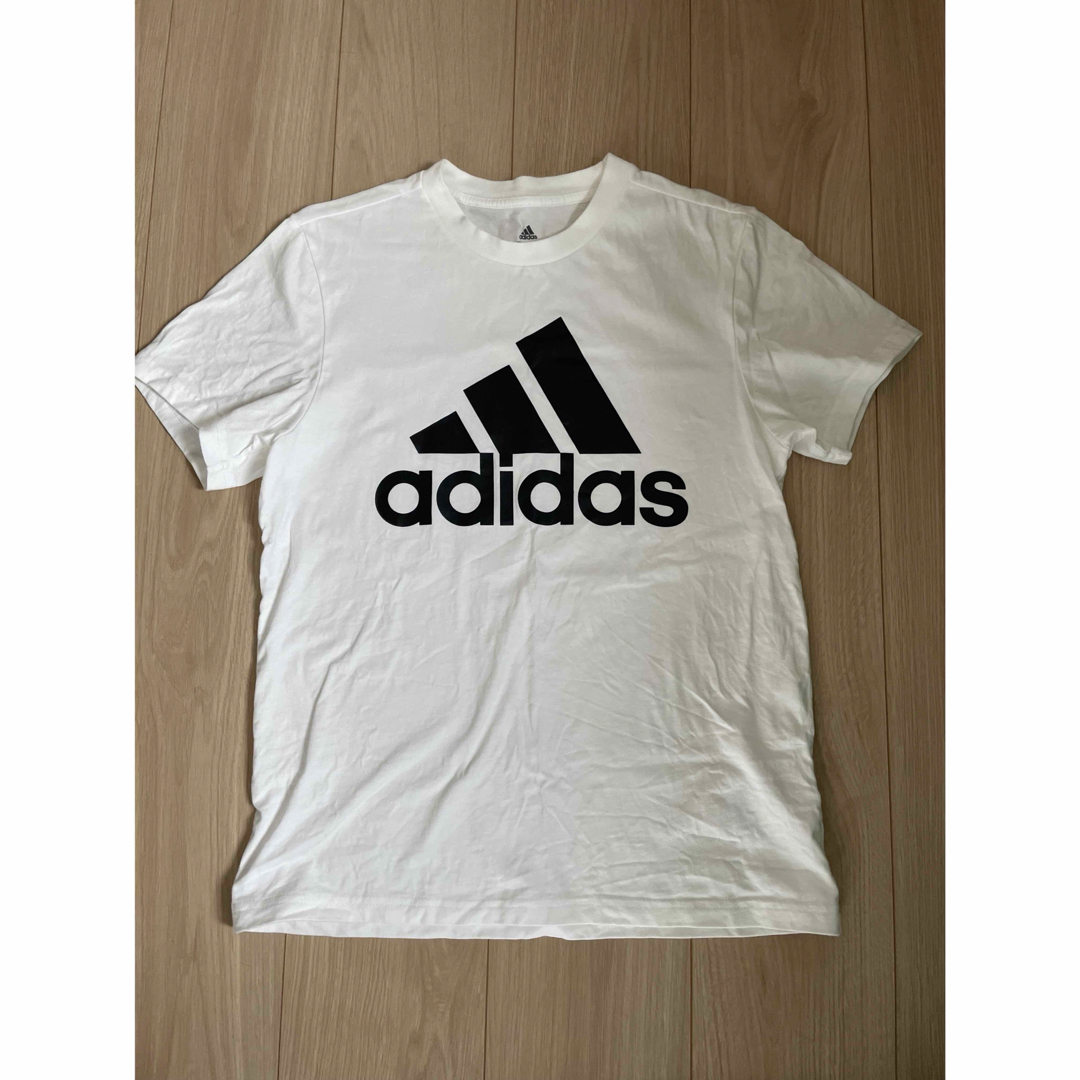 adidas(アディダス)のアディダス 白 T レディースのトップス(Tシャツ(半袖/袖なし))の商品写真