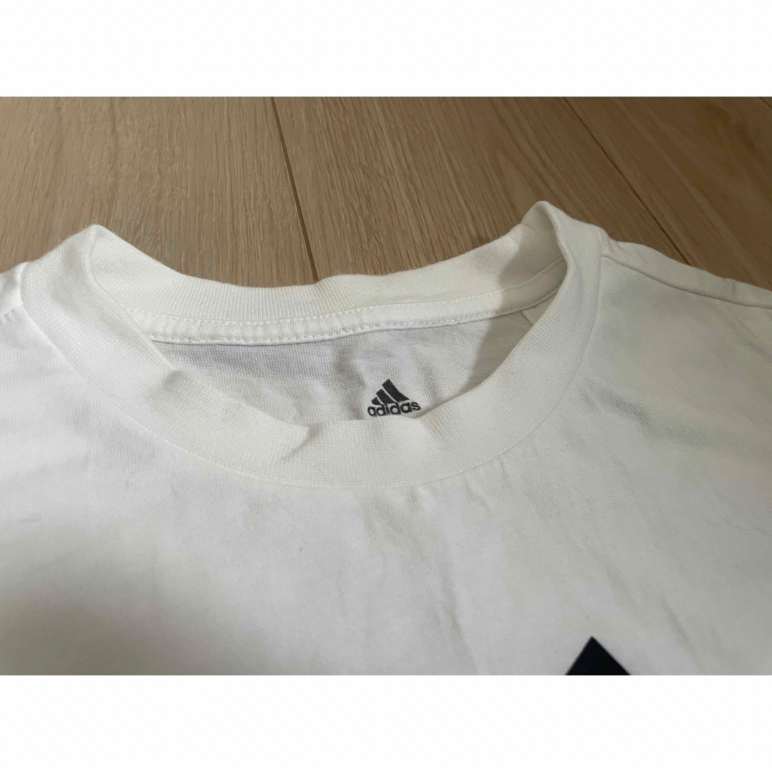 adidas(アディダス)のアディダス 白 T レディースのトップス(Tシャツ(半袖/袖なし))の商品写真