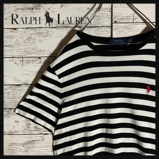 POLO RALPH LAUREN - 【定番人気】ポロラルフローレン☆ワンポイント刺繍ロゴ　Tシャツ　ボーダー