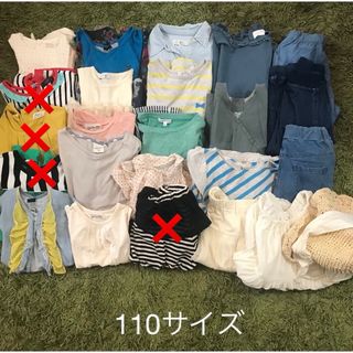 110サイズ キッズ服 女の子 夏服 半袖 24着セット まとめ売り(ワンピース)