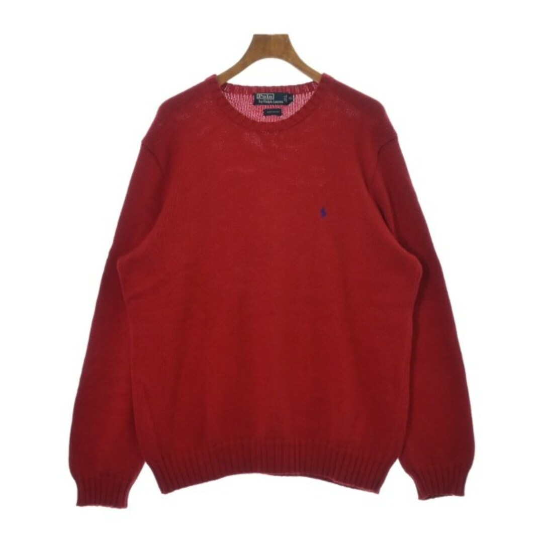 POLO RALPH LAUREN(ポロラルフローレン)のPolo Ralph Lauren ニット・セーター XL 赤 【古着】【中古】 メンズのトップス(ニット/セーター)の商品写真