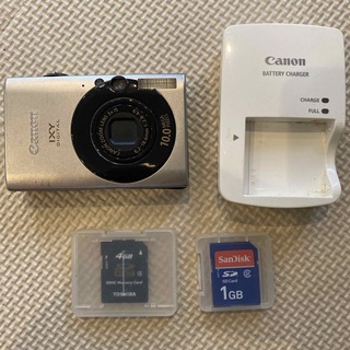 キヤノン(Canon)の中古　IXY Canon デジタルカメラ　デジカメ　SDカード付き　充電器(コンパクトデジタルカメラ)
