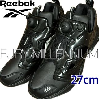 リーボック(Reebok)のReebok FURY MILLENNIUM ブラック 黒 ポンプフューリー(スニーカー)