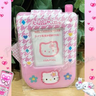 ハローキティ - ピンク　かわいい　キティ　カード　ホルダー　キーホルダー