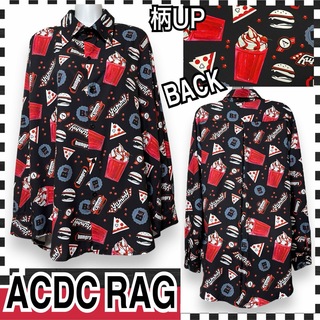 エーシーディーシーラグ(ACDC RAG)の【新品/ACDC RAG】ヤミーダイナー総柄長袖シャツ(シャツ/ブラウス(長袖/七分))