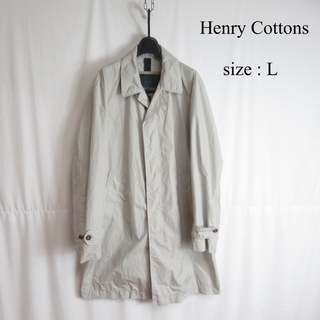 Henry Cottons ステンカラーコート 軽量 ジャケット アウター 48