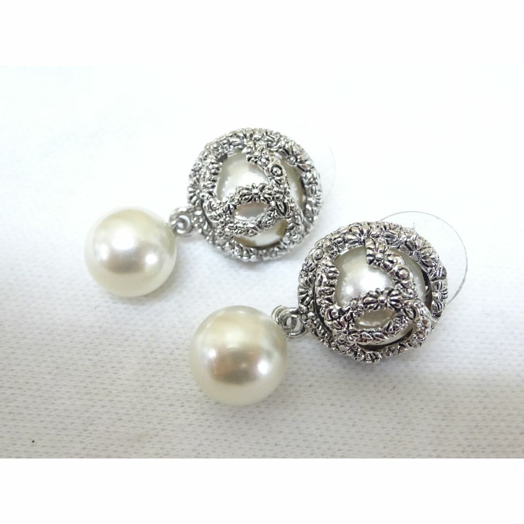 CHANEL - K名071/ CHANEL シャネル ピアス フェイクパール