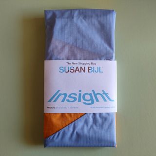 スーザンベル(SUSAN BIJL)の未使用 スーザンベル バッグ M SUSANBIJL エコバッグ ナイロン 水色(エコバッグ)