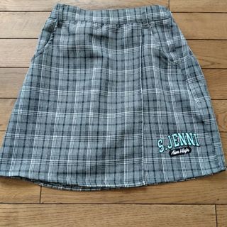 ジェニィ(JENNI)のチェック　スカート　s.jenni　新品　150(スカート)