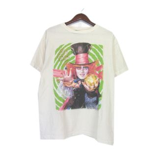 セントマイケル SAINT MICHAEL ■ 23AW 【 DSNY SS TEE MAD HATTER SM A23 0000 C25 】 アリス マッド ハッター プリント 半袖 Tシャツ 33673(Tシャツ/カットソー(半袖/袖なし))