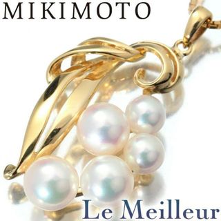 ミキモト(MIKIMOTO)のミキモト MIKIMOTO デザイン ペンダントネックレス アコヤ真珠 6.1mm K18 新品仕上げ(ネックレス)