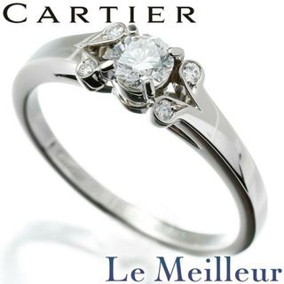 カルティエ(Cartier)のカルティエ Cartier バレリーナ ソリテール BALLERINE SOLITAIRE リング ダイヤモンド 0.25ct Pt950 10号 新品仕上げ(リング(指輪))