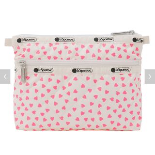 LeSportsac - 神崎恵 レスポ PERFECT COSME POUCH2コーラルハートキルト