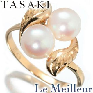 タサキ(TASAKI)のタサキ TASAKI デザインリング アコヤ真珠 6.3mm K18 10号 新品仕上げ(リング(指輪))