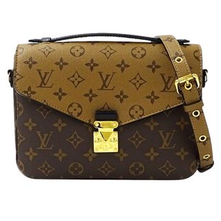 ルイヴィトン(LOUIS VUITTON)のルイ ヴィトン LOUIS VUITTON バッグ モノグラム リバース レディース ブランド ハンドバッグ ショルダーバッグ 2way ポシェット メティス MM M44876 ブラウン ベージュ 斜め掛け おしゃれ 【中古】(ハンドバッグ)