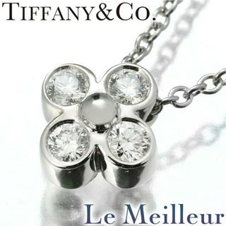 ティファニー(Tiffany & Co.)のティファニー TIFFANY&Co. ベゼルセット ネックレス ダイヤモンド Pt950 新品仕上げ(ネックレス)