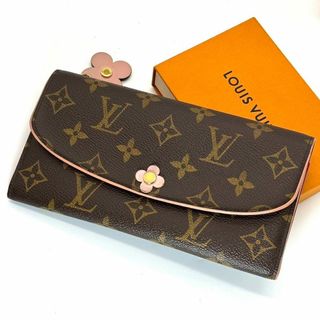 ルイヴィトン(LOUIS VUITTON)の超美品 ルイヴィトン ポルトフォイユ エミリー フラワー モノグラム 長財布(財布)