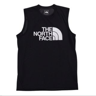 ザノースフェイス(THE NORTH FACE)のL タンクトップ スリーブレスGTDロゴクルーシャツ NT12375 K(タンクトップ)