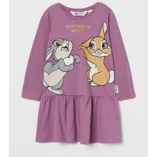 エイチアンドエム(H&M)のエイチアンドエム　バンビ　うさぎ　ワンピース(ワンピース)