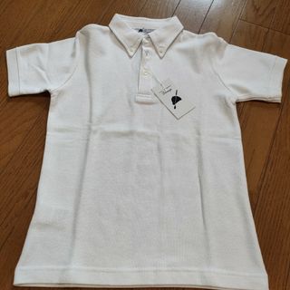 ドレッサージュ(Dressage)の新品タグ付　Dressage　ドレッサージュ　白　ポロシャツ　140　ベーシック(Tシャツ/カットソー)