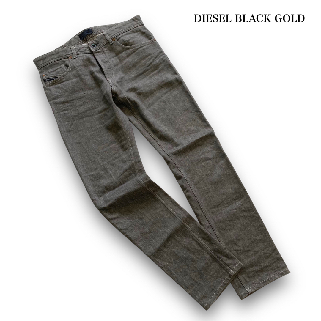 DIESEL BLACK GOLD(ディーゼルブラックゴールド)の【DIESEL BLACK GOLD】ディーゼル イタリア製 グレーデニムパンツ メンズのパンツ(デニム/ジーンズ)の商品写真