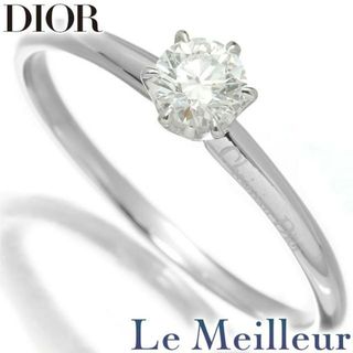 Dior - ディオール DIOR ソリティアリング ダイヤモンド 0.327ct Pt950 18号 新品仕上げ