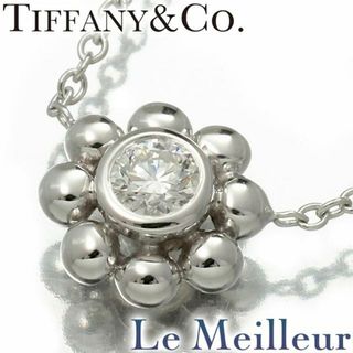 ティファニー(Tiffany & Co.)のティファニー TIFFANY&Co. パロマ・ピカソ Paloma Picasso ボールフラワー ネックレス ダイヤモンド 750 新品仕上げ(ネックレス)