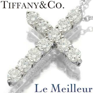 ティファニー TIFFANY&Co. クロス ペンダント ダイヤモンド PT950 新品仕上げ