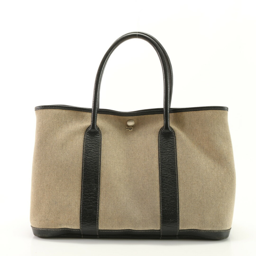 Hermes - エルメス □H 刻印 ガーデンパーティ PM レザー×キャンバス Hermes - エルメス □H 刻印 ガーデンパーティ PM レザー×キャンバス