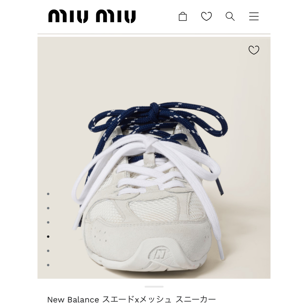 MIU MIU - NewBalance x Miu Miu 530 SL 2024 スニーカーの通販 MIU MIU - NewBalance x Miu Miu 530 SL 2024 スニーカーの通販