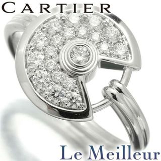 カルティエ(Cartier)のカルティエ アミュレット ドゥ カルティエ リング 指輪 ダイヤモンド 750 8号 Cartier  中古 プレラブド 返品OK(リング(指輪))