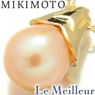 ミキモト(MIKIMOTO)のミキモト 一粒パールネックレス 淡水真珠 8.7mm K18(750) MIKIMOTO  中古 プレラブド 返品OK(ネックレス)