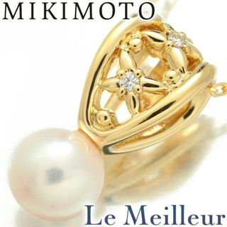 ミキモト(MIKIMOTO)のミキモト パールネックレス アコヤ真珠 7.1mm K18 MIKIMOTO  中古 プレラブド 返品OK(ネックレス)