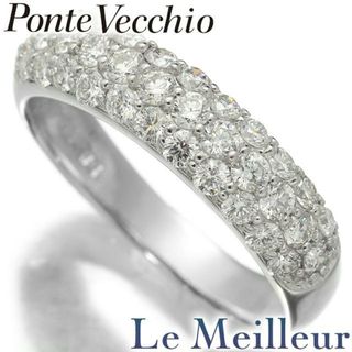 ポンテヴェキオ(PonteVecchio)のポンテヴェキオ リング 指輪 ダイヤモンド 0.79ct K18WG 10号 PONTE VECCHIO  中古 プレラブド 返品OK(リング(指輪))