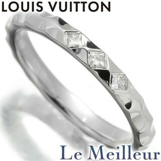 ルイヴィトン(LOUIS VUITTON)のルイ・ヴィトン  モノグラム・アンフィニ リング 指輪 Q9F71F ダイヤモンド 750 12号 LOUIS VUITTON  中古 プレラブド 返品OK(リング(指輪))