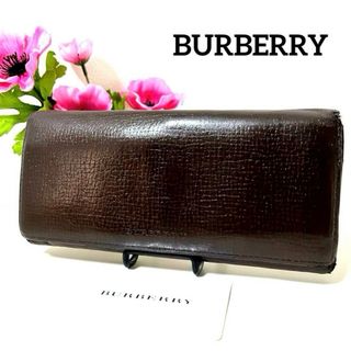 バーバリー(BURBERRY)の✨BURBERRY✨バーバリー　ヴィンテージ　オールレザー　長財布　ノバチェック(財布)