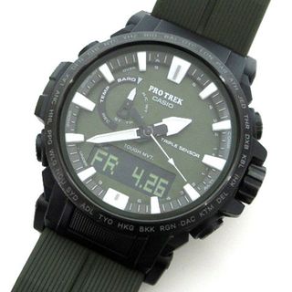 カシオ(CASIO)のカシオ プロトレック prw-61y 腕時計 タフソーラー クライマー カーキ(腕時計)