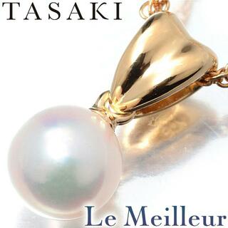 タサキ(TASAKI)のタサキ TASAKI デザインネックレス アコヤ真珠 6.2mm K18 新品仕上げ(ネックレス)