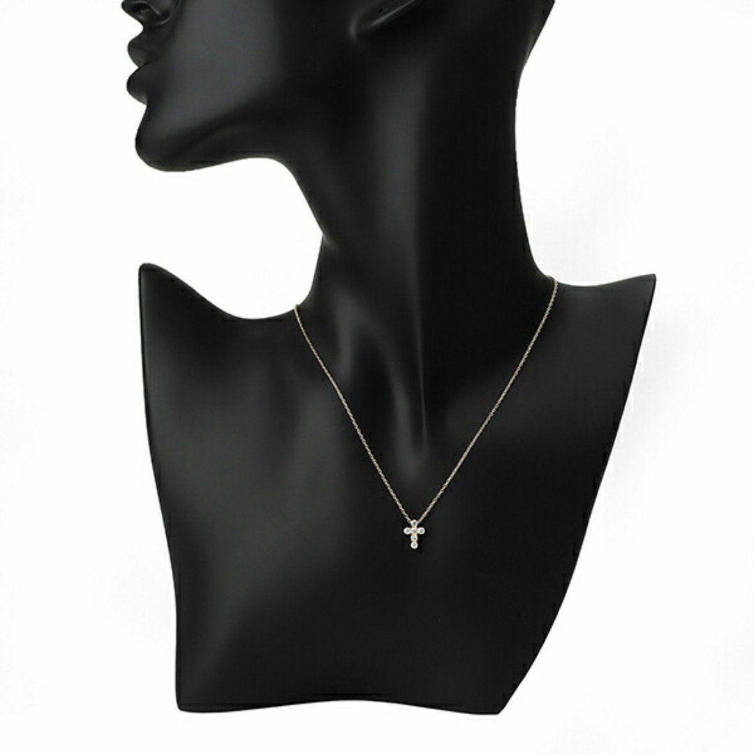 ポンテヴェキオ PONTE VECCHIO クロス CROSS ダイヤ ネックレス ダイヤモンド 0.23ct K18YG 新品仕上げ ポンテヴェキオ PONTE VECCHIO クロス CROSS ダイヤ ネックレス ダイヤモンド 0.23ct K18YG 新品仕上げ