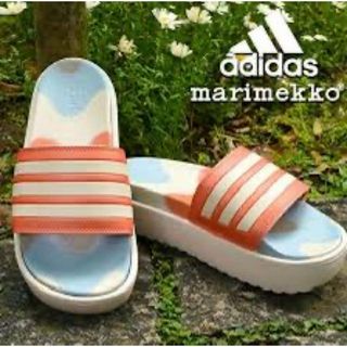 アディダス(adidas)の送料無料新品adidas×MARIMEKKO ADILETTE PLATFORM(サンダル)