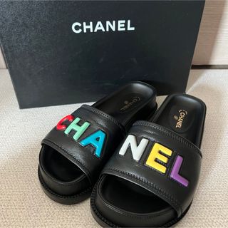 CHANEL - CHANEL シャネル　ロゴサンダル